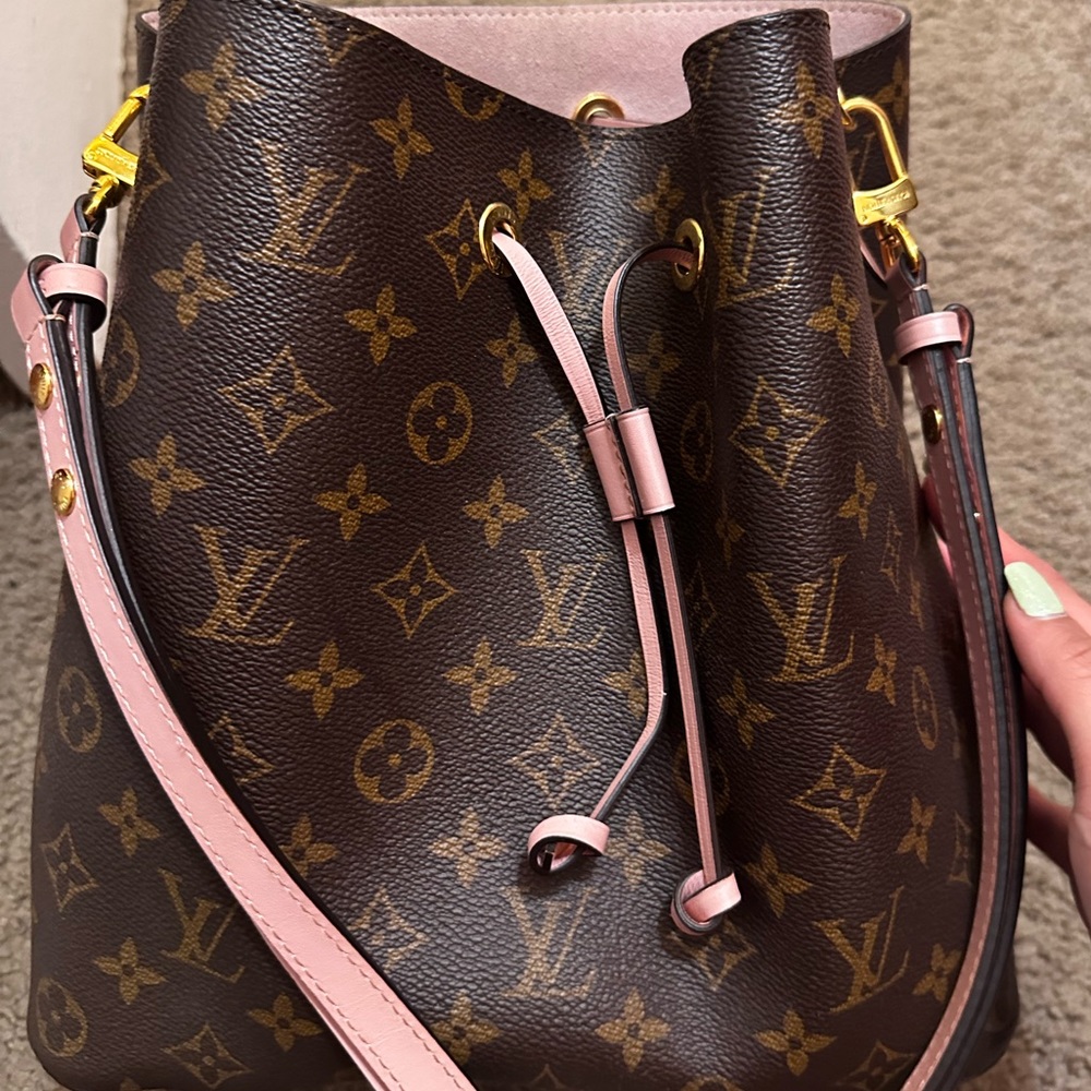 pink neo noe authentic Louis Vuitton bag